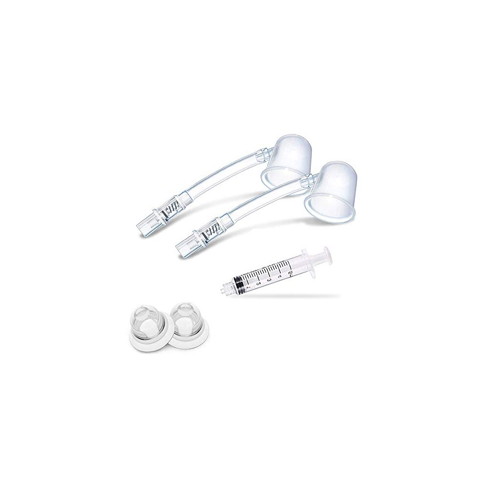 Nipple Aspirator Corrector Feeding Sucking For Flat Inverted Retraction Nipple Treatment Redress Breastfeeding Aid Health Personal Care(2 Set) Xsexo