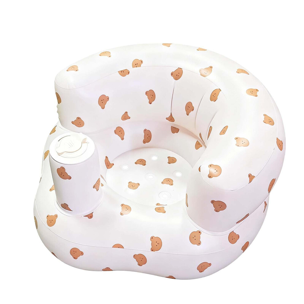 Inflatable Baby Chair, Infant Seats For Sitting Up 3 Months, Built In Air Pump Back Support Seat, Train Babies To Sit Steadily Baby Sitting Chair Wnxbfo