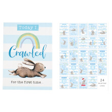 Design by Violet Baby Milestone Cards Pack of 24 Keepsake Moments Baby Shower Gifts Boy or Girl Unisex Milestone Baby Cards for New Parents Pregnancy