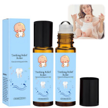 hommova 2 Pcs Teething Roller, Natural Teething Oil for Discomfort Relief Baby