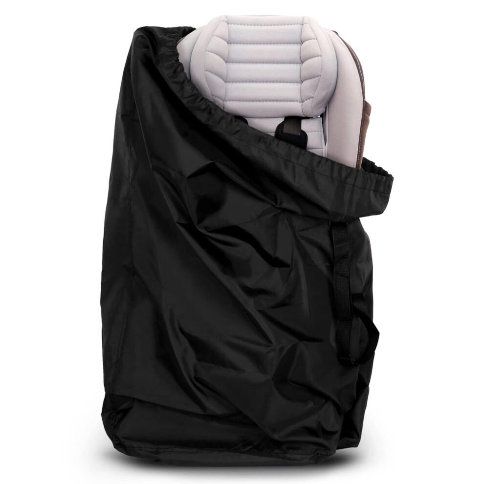 Lihao Universal Stroller Bag Waterproof Gate Check Bag Car Seat Travel Bag For Airplane(600D Oxford Fabric, Black)