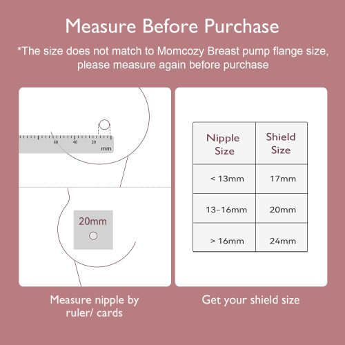 Momcozy Contact Nipple Shields 24mm 2