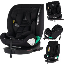 For Your Little One AllStage 360 Group 0/1/2/3 Car Seat, ISOFIX i-Size, 360-Degree Rotation, Rear and Forward-Facing, Birth to 12 Years, 5-Point Harn