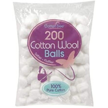 600 Cotton Tree Cotton Wool Balls 3 Packs of 200