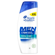 Head & Shoulders Men Ultra Total Care Anti-Dandruff Shampoo 625ml. Works against Dandruff, Oil and Itch from the 1st Wash. Up to 100% Dandruff Protec