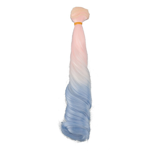 BJD-Perücke 9-1, Pink-Blau 1m/30cm 2