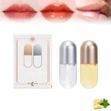 Lip Plumper Set with Gloss and Serum, Instant Plumping and Hydration, Day Night Lip Care