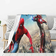 Spider-Man Fleecedecke, superweiche, kuschelige Überwurfdecke, Kinderbettwäsche – Eigenschaften: superweich, 102 x 76 cm