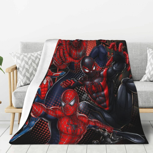Blaincéad Lomra Spiderman Braincéad Caithimh Thar a Bhog Cluthar, Gnéithe Leapa do Pháistí - Thar a Bhog 40"X30"