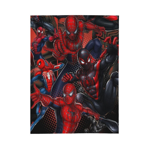 Blaincéad Lomra Spiderman Braincéad Caithimh Thar a Bhog Cluthar, Gnéithe Leapa do Pháistí - Thar a Bhog 40"X30" 1
