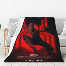 Spider-Man Fleecedecke, superweiche, kuschelige Überwurfdecke, Kinderbettwäsche – Eigenschaften: superweich, 102 x 76 cm