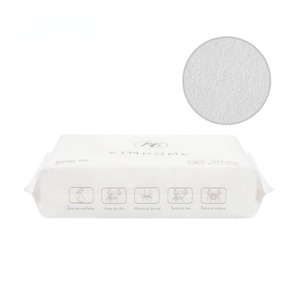 Facial Cleansing Towel Pure Cotton Thickened Cloth Gentle Skin Care Dual Size Low Lint Reusable