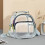 Τσάντες Crossbody Djunllk Clearance για Γυναίκες Άνδρες - Διαφανής τσάντα αλυσίδας, ελαφριά 2