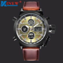 Orologi Quinlirra per uomo e donna, al quarzo, sportivi, militari, con LED e analogici, in acciaio inossidabile, alla moda, indispensabili per i