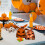 Federra50 τεμάχια Νέες σακούλες με γλυκά για το Halloween, σακούλα με κολοκύθα και γλυκά 4