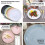 Efavormart10Pack | Γυαλιστερά, στρογγυλά πλαστικά πιάτα φαγητού σε σκούρο μπλε χρώμα 8" με 4