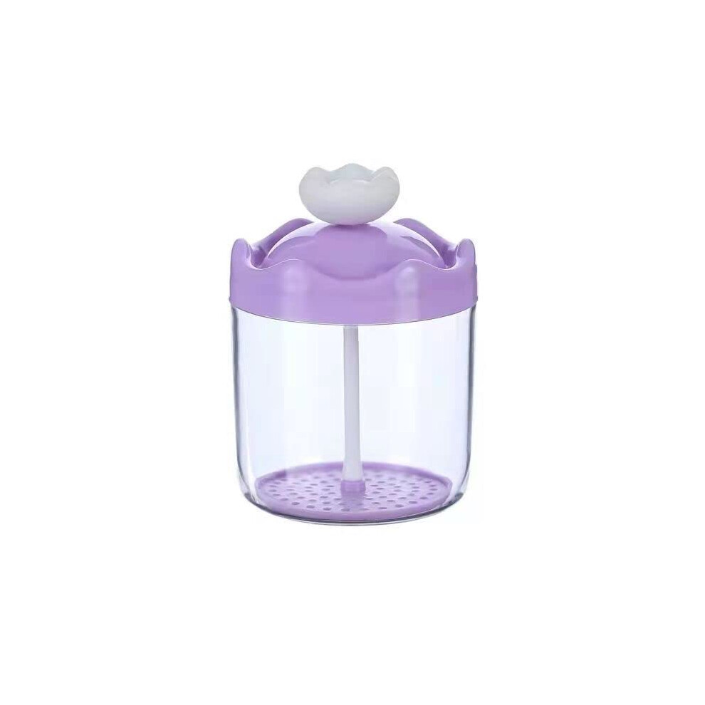 Purple Foaming Face Wash Maker With Fast Dense Foam, Compact Travel Facial Cleanser Cup,