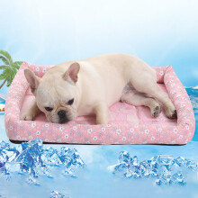 Alfombrilla refrescante para perros Happy Date, cama refrescante de verano para perros, cojín nido para gatos, almohadilla refrescante transpirable,