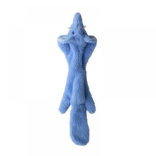 Brinquedo Prettyui Pet Dog Fuzzy Sound Paper Relief Bite Resistant Shell Toy Light Green Crocodile Blue