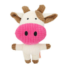Brinquedos interativos para cães, brinquedos de pelúcia duráveis para mastigar com apito e papel crepitante, pacote de brinquedos interativos para