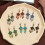 RSAMD Μπλε κρεμαστά σκουλαρίκια Vintage Boho Ethnic Tassels Χρυσά κοσμήματα-Πράσινα 8