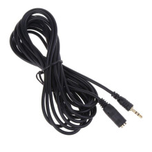 2,5 mm mannelijke naar 2,5 mm vrouwelijke audiokabel, microfoonverlengkabel voor mobiele telefoons