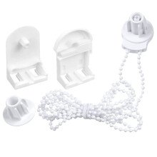Conjunto de 4 acessórios para persianas de rolo com contas, para substituição de cortinas e persianas em janelas.