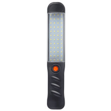 Lanterna de trabalho LED portátil recarregável Kafsov com base magnética, resistente a impactos, para uso externo e reparos automotivos, preta.