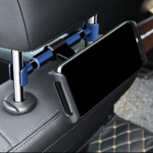 Soporte para teléfono Txmfgh para reposacabezas trasero - Aleación, giratorio y telescópico, compatible con la mayoría de los teléfonos. Ideal