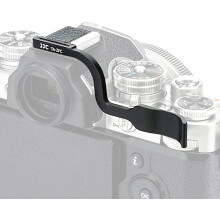 Deluxe aluminiumlegering metall tummen upp grepp för Nikon ZFC ZFC med blixtskoskydd tumstöd svart