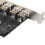 Κάρτα επέκτασης SSU4Port USB3.0PCI-E PCI Express PCIe USB3.0HUB Προσαρμογέας Ελεγκτή USB3.04 θυρών USB3.0 7