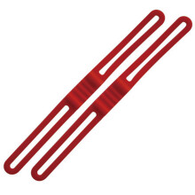 Toudaret2Pcs Cinghia per torcia da bici con design antiscivolo in silicone, cinghia lunga estensibile per manubrio, accessori per ciclismo