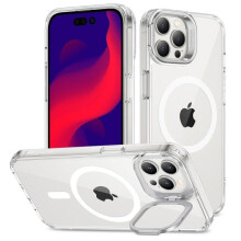 Compatibil cu carcasa iPhone11-16Pro Max, cu suport HaloLock MagSafe Transparent13pro