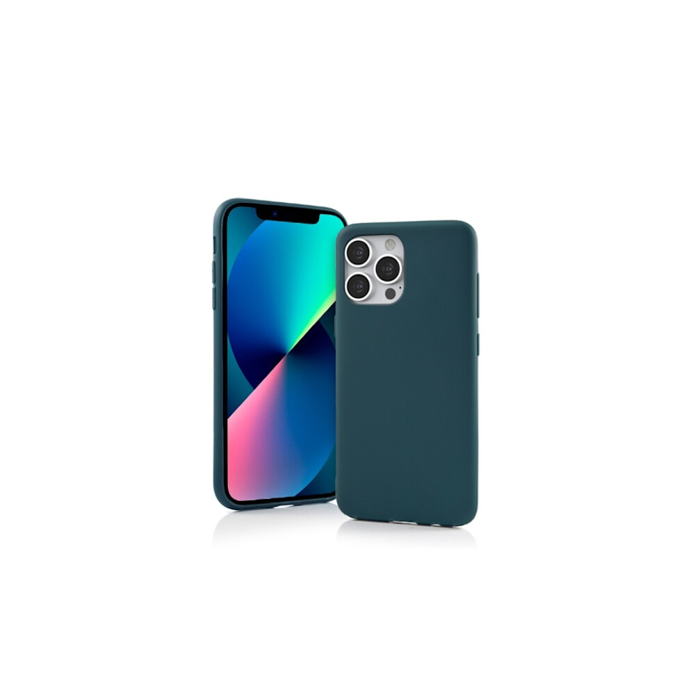 Compatible With Iphone 14 Pro Max Silicone Case Dark Green 9448196910016