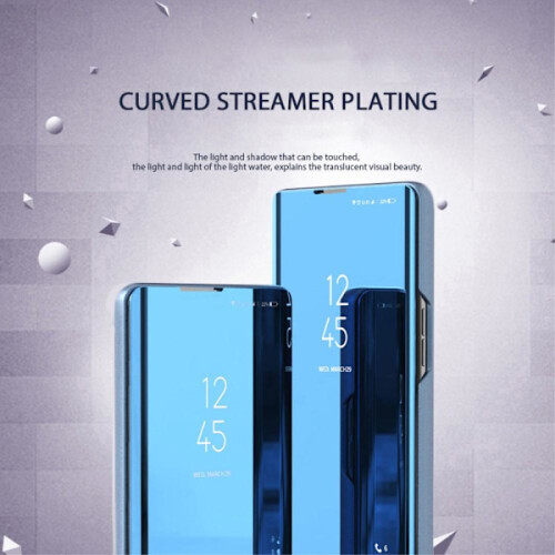 Capa com espelho transparente SKALO compatível com Xiaomi Redmi Note 12 4G - Azul 2