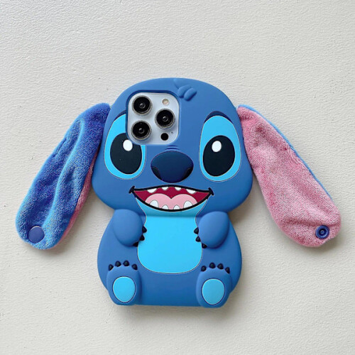 Capa de silicone tricotada 3D compatível com iPhone 15/14/13/12/11 Pro Max e 15 Pro - Capa traseira macia e resistente a quedas.
