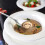Conjunto de 2 colheres de sopa Cterwk, colheres de aço inoxidável com cabo longo para sobremesa, café, 17 cm (6,7 polegadas) 3