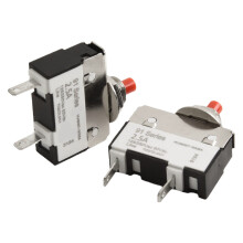Mosiee2Pcs2.5/3/4/5A91Series Interruptor térmico de reinicio manual Disyuntor de circuito de CC Protector contra sobrecarga y sobrecorriente