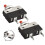 Mosiee2Pcs2.5/3/4/5A91Series Χειροκίνητη επαναφορά θερμικού διακόπτη DC διακόπτη κυκλώματος 2