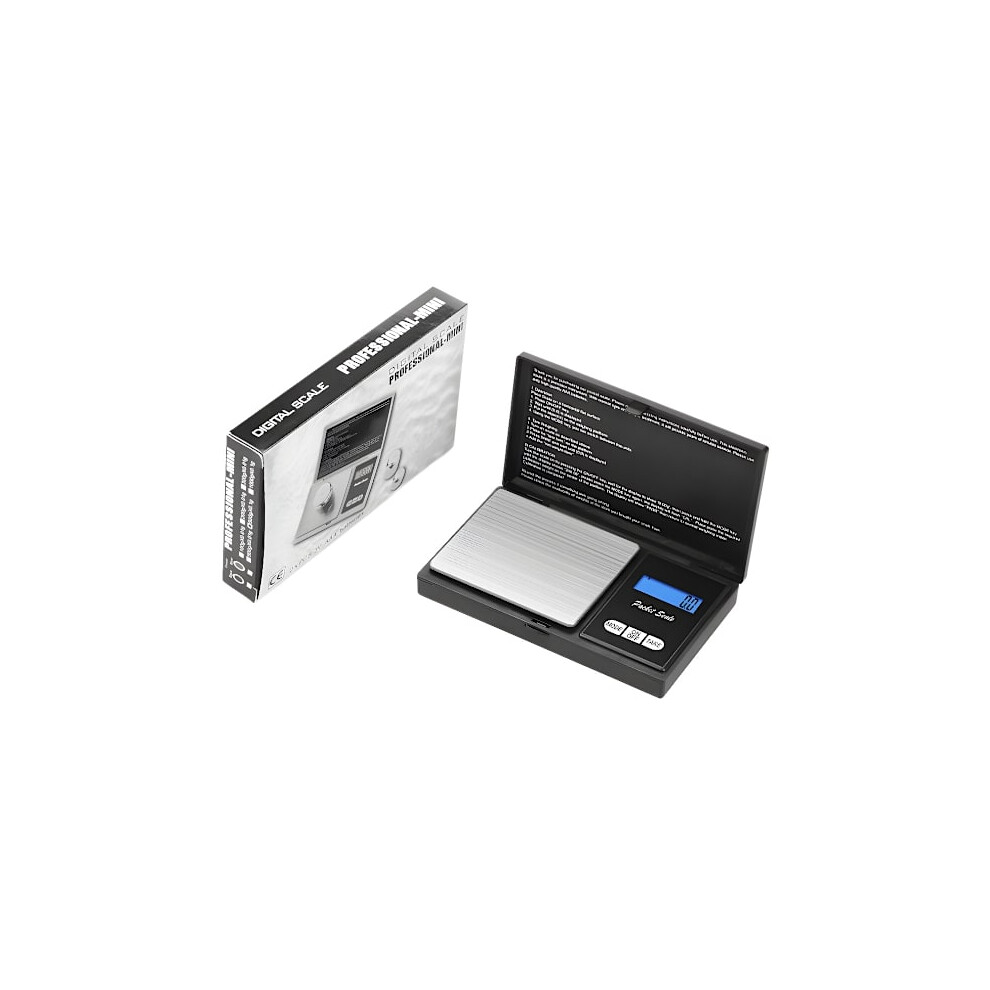 Foldable Digital Pocket Scale/Mini Scale/Jewelry Scale (0.01-500G) Black 500G 9448196911198