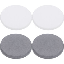 Conjunto de 4 porta-copos absorventes para mesa de centro, ideais para bebidas e sobremesas.
