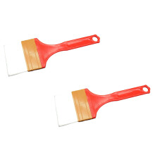 Xubond Kitchen Essentials, Plastskaftpensler, 3 størrelser, Hjemmedekor, Veggmalingsverktøy, Tråklebørste til matlaging, Silikonbørste