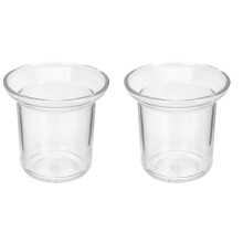Suporte de vidro para escova de vaso sanitário Eease2pcs, copo para escova de vaso sanitário doméstico, suprimentos para escova de banheiro