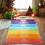 WinysinBlanket Rainbow Στρώμα Γιόγκα για Παραλία, Ριγέ Πετσέτα, Κρεμαστό, Υφάσματα Σπιτιού 1
