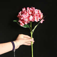 Kunstblumen in Keramikvase, künstliche Hortensien- und Pfingstrosen-Arrangements für Zuhause, Büro, Partys, Hochzeitsdekoration, Tischdekoration