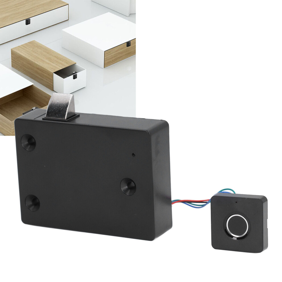 Smart Biometric Cabinet Lock With 500Mah Battery For Home & Office 8491381178105
