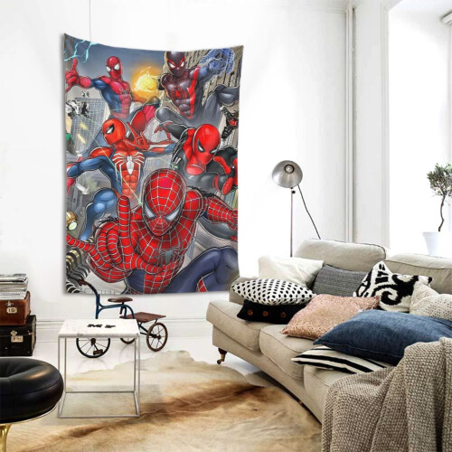 Αφίσα Anime με θέμα το Spider-Verse για διακόσμηση τοίχου και υπνοδωματίου για έφηβους 1