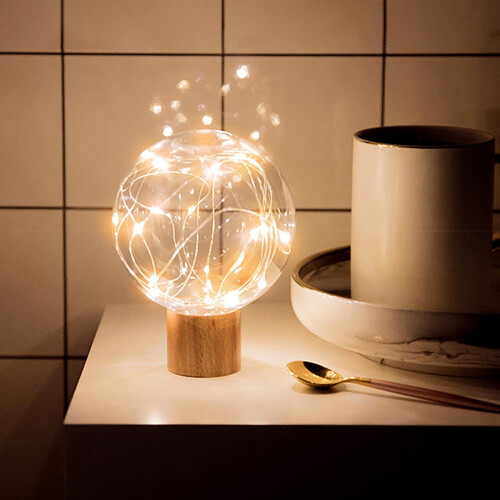 WRXMIJNHGSA Εκπτώσεις, Φωτιστικό LED Star με βύσμα, μικρό επιτραπέζιο φωτιστικό, μοναδικό 1