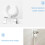 Hi.FANCY Wall Mounted Stand Bracket Bathroom Handheld Shower Sprayer Holder Adjustable 3