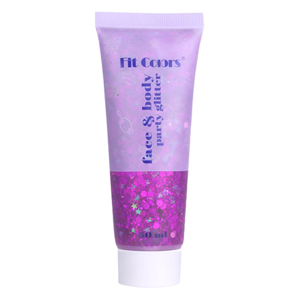 Chunky Glitter Gel with Intense MultiDimensional Sparkle, Long Lasting Holographic Body Glitter for Face, Hair, Nails and Lips